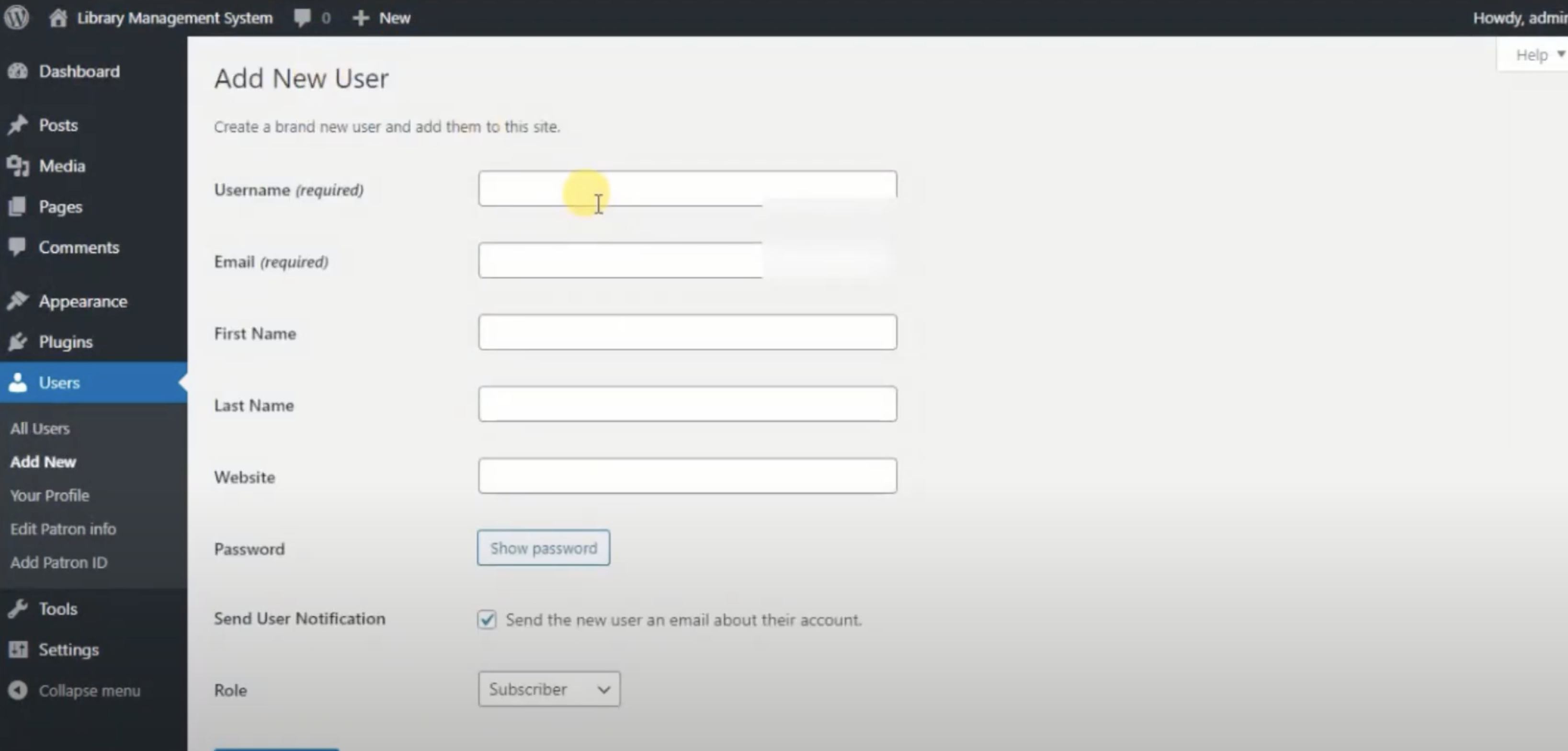 Screenshot of Web Librarian