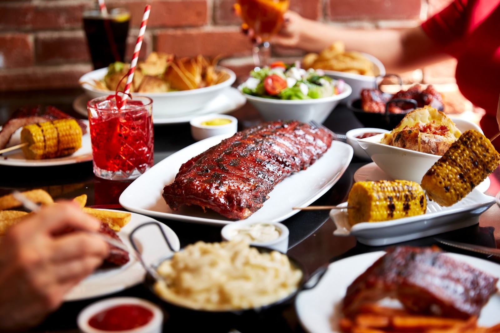 Image of Catering Services Serving Food 