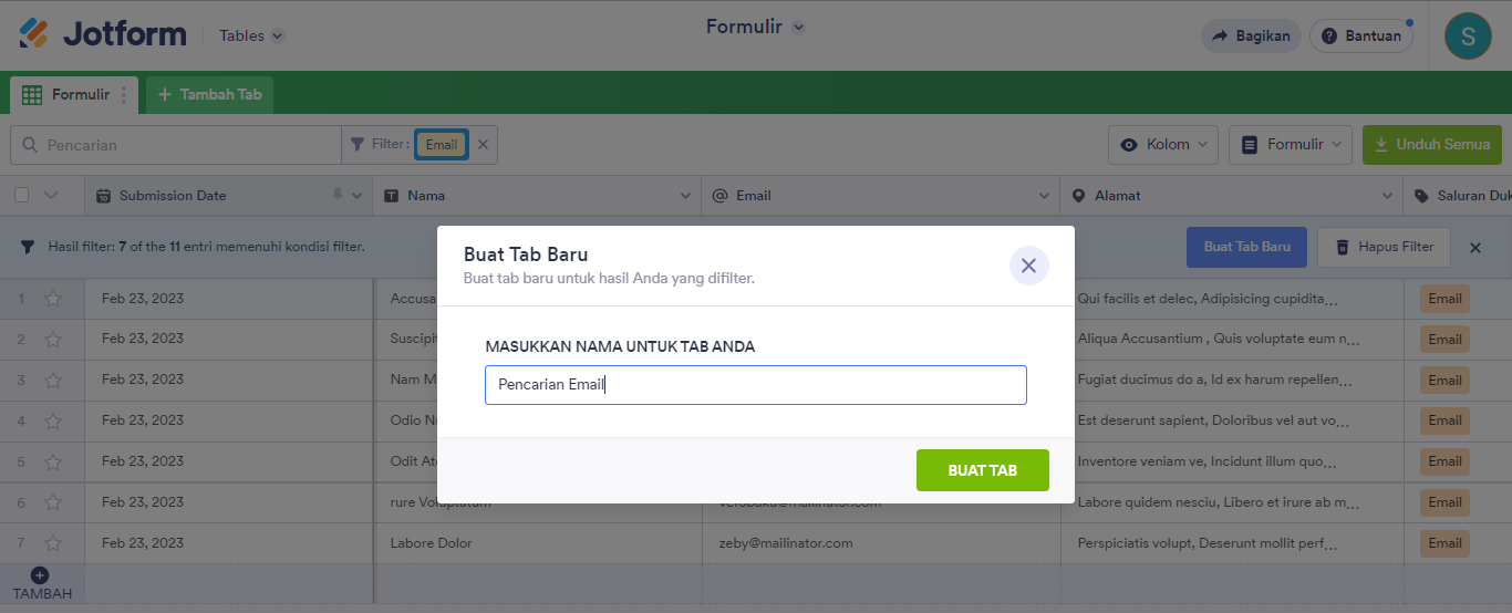 Cara Mencari Tanggapan dari Halaman Tanggapan Image-6