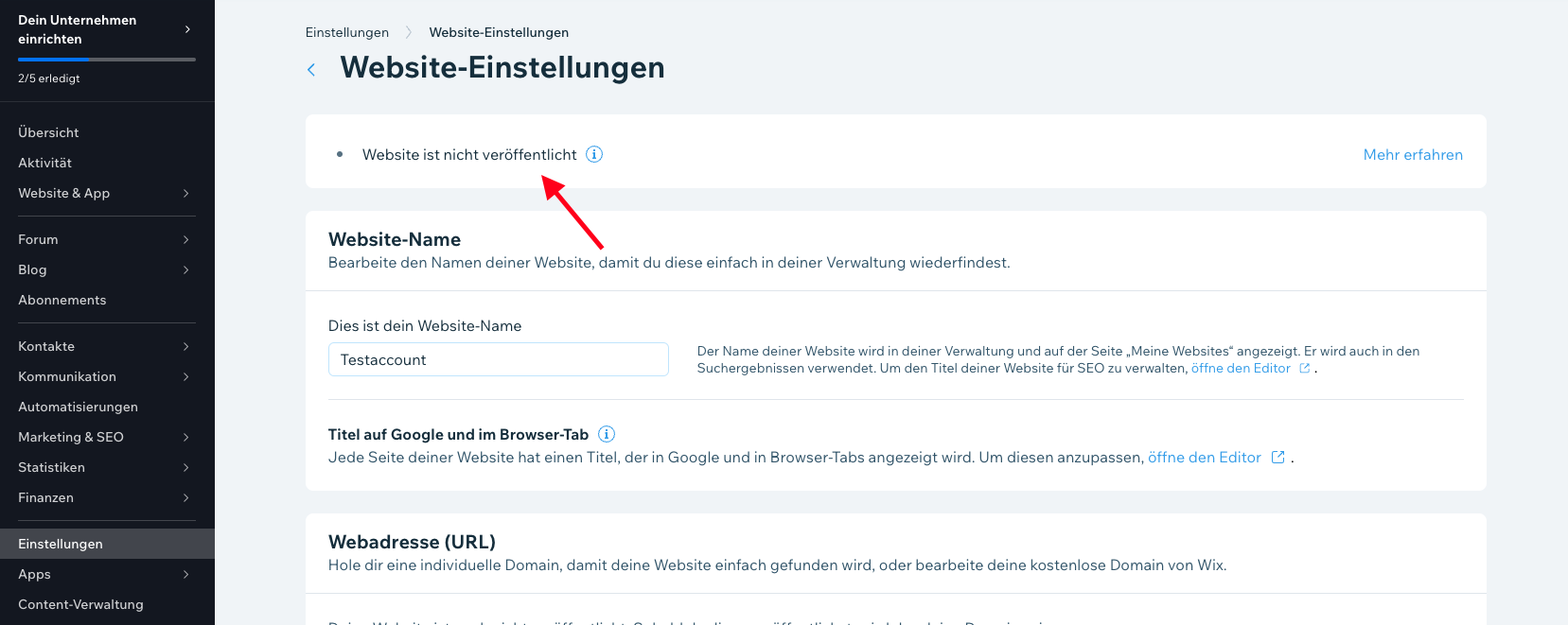 Wie kann man eine Wix-Webseite in 4 einfachen Schritten offline nehmen? Image-5