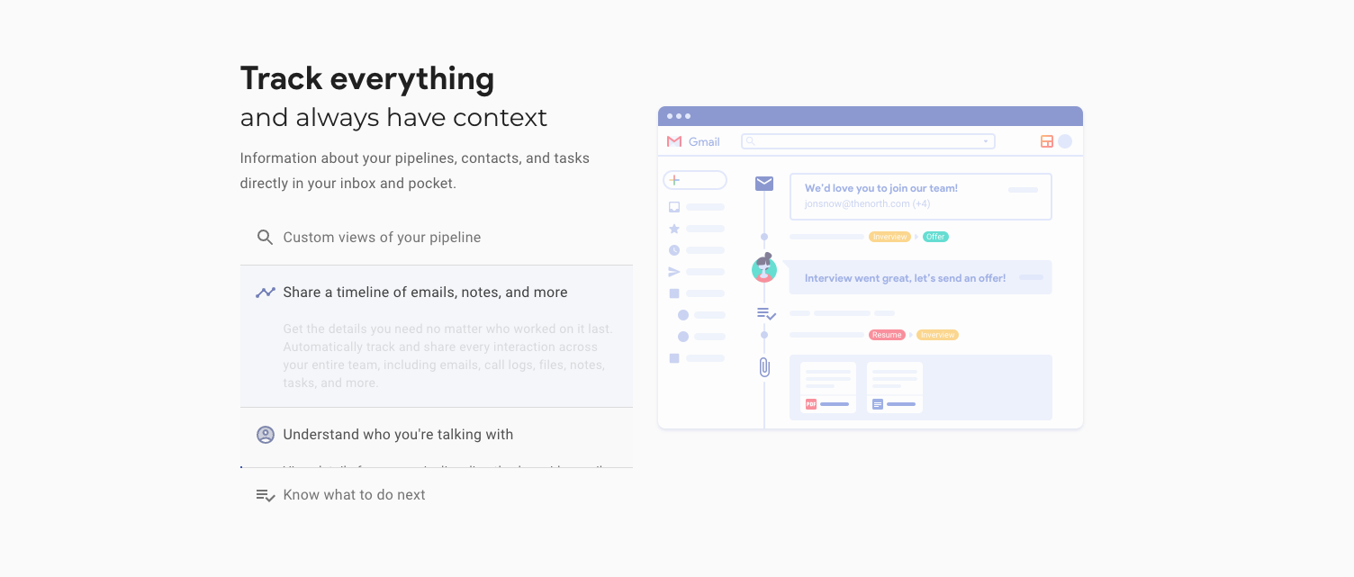 screenshot streak crm for gmail