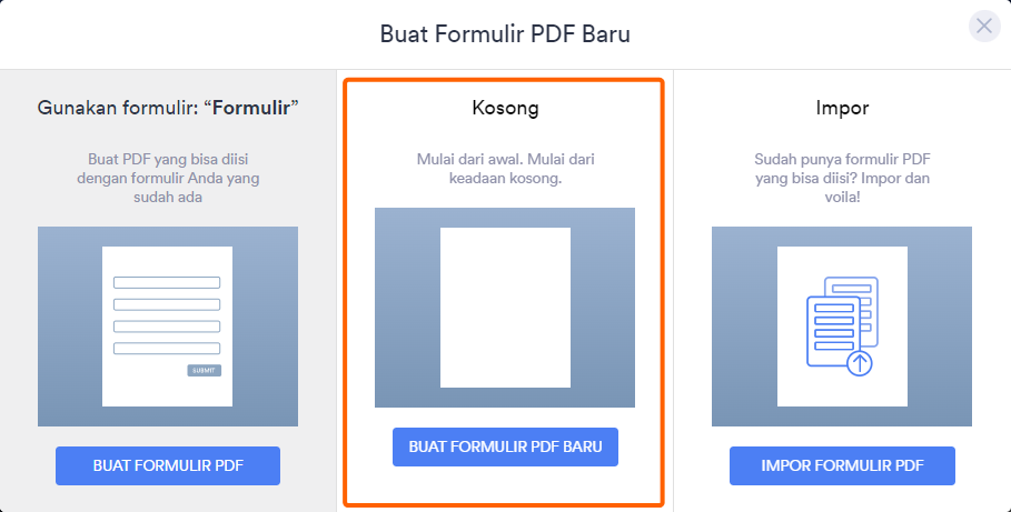 Cara untuk membuat Formulir PDF dengan Editor PDF Gambar-2