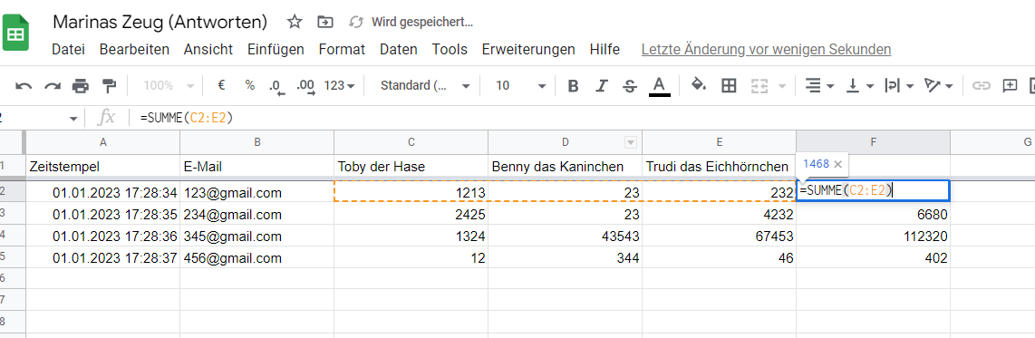 So fügen Sie berechnete Felder in Google Forms hinzu Image-1