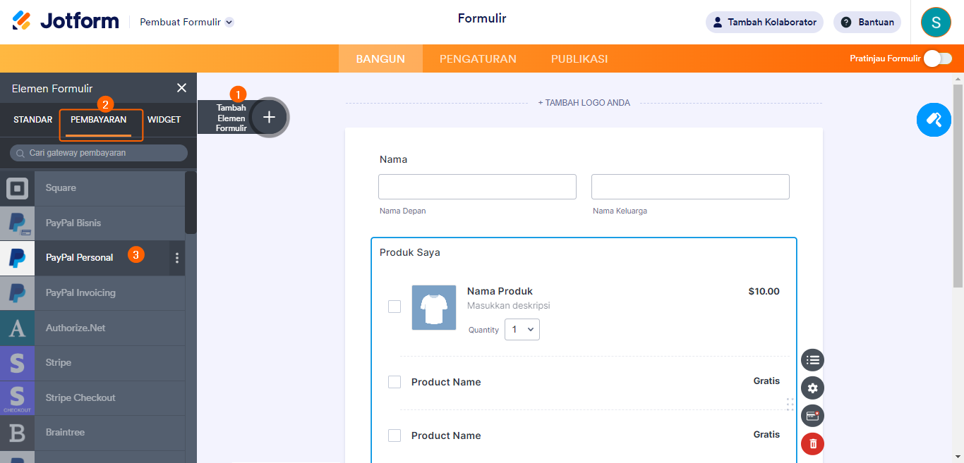 Cara Mengintegrasikan Formulir dengan PayPal Personal Image-1