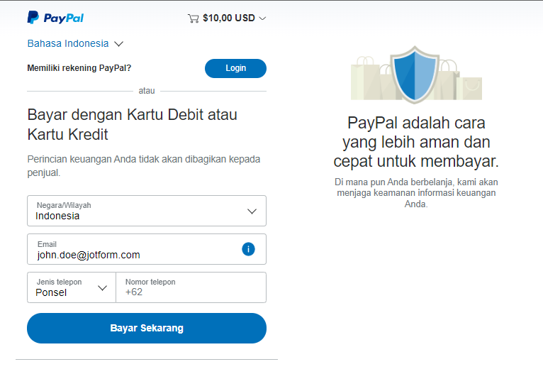 Cara Mengintegrasikan Formulir dengan PayPal Personal Image-5