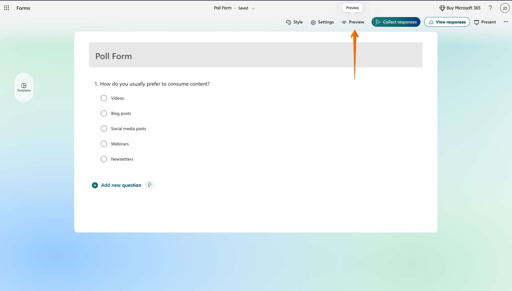 How to create a poll in Microsoft Forms Image-8