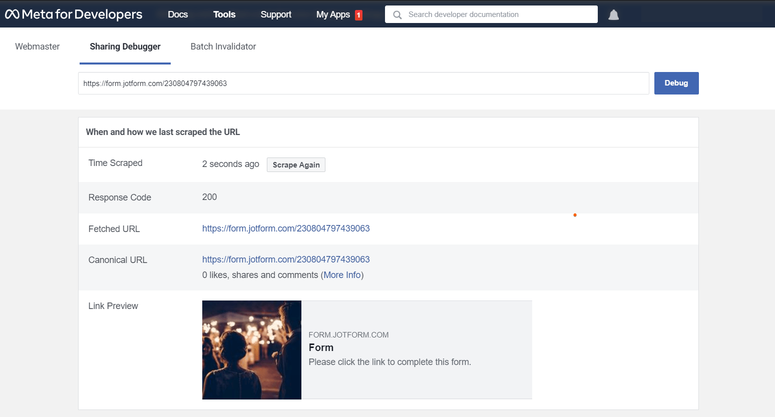 How to Set a Social Media Sharing Preview in Forms Image-1