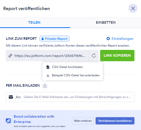 Geben Sie Ihre Berichte nahtlos in einer Vielzahl von Formaten weiter Image-2