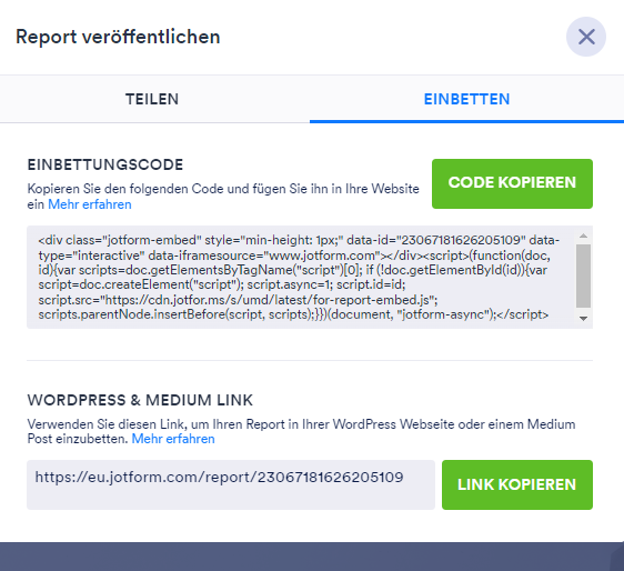 Geben Sie Ihre Berichte nahtlos in einer Vielzahl von Formaten weiter Image-3