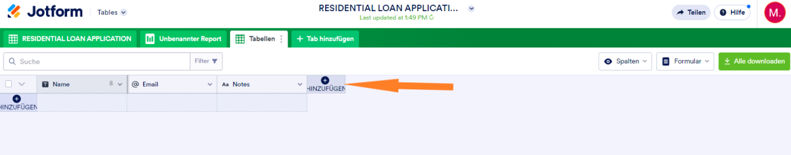 Ankündigung von Jotform Tabellen Image-1