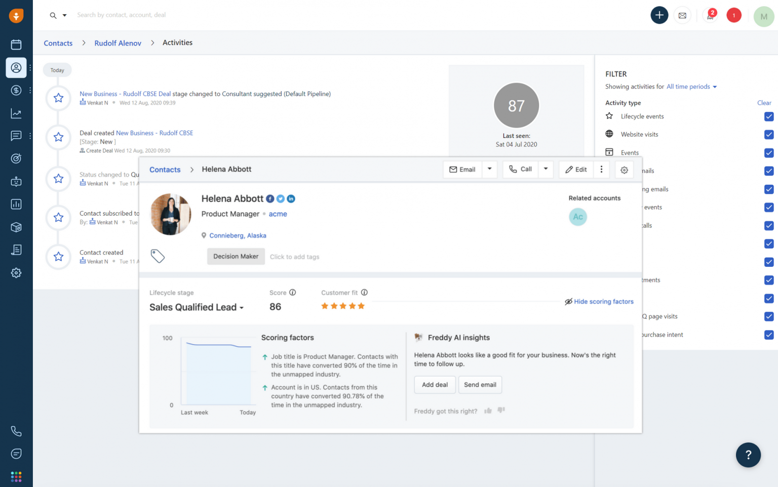 Freshworks CRM