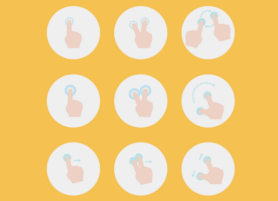 Double Tap, Check, Swipe: 25 Free Gesture Icons Packs for Your Mobile App Image-7
