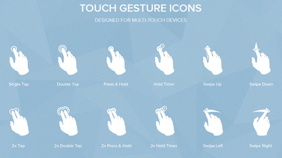 Double Tap, Check, Swipe: 25 Free Gesture Icons Packs for Your Mobile App Image-12