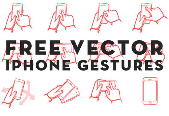 Double Tap, Check, Swipe: 25 Free Gesture Icons Packs for Your Mobile App Image-13