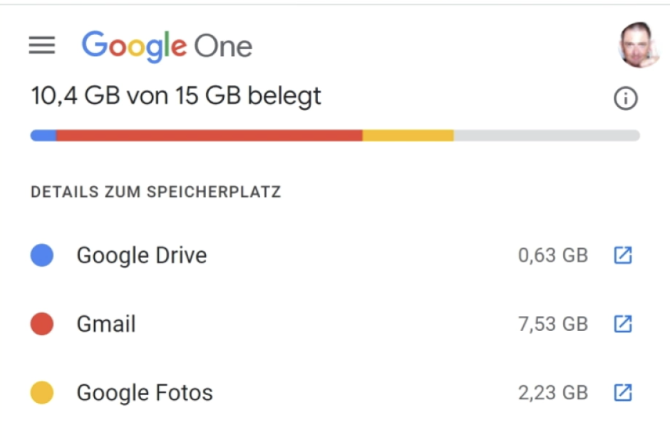 Kostenloser Speicher