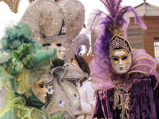Mask parade Venice