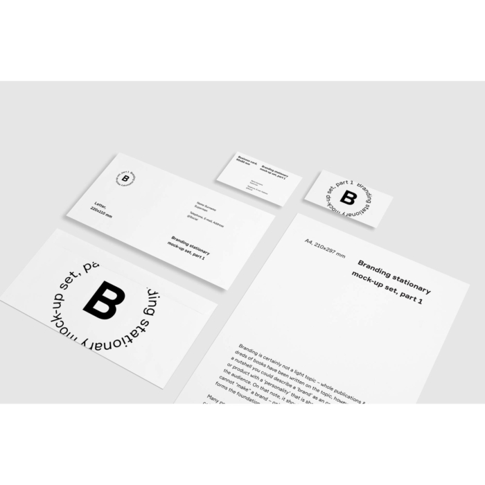 Corporate Design Made Easy: 30 Free Stationery Mockup Templates Image-2