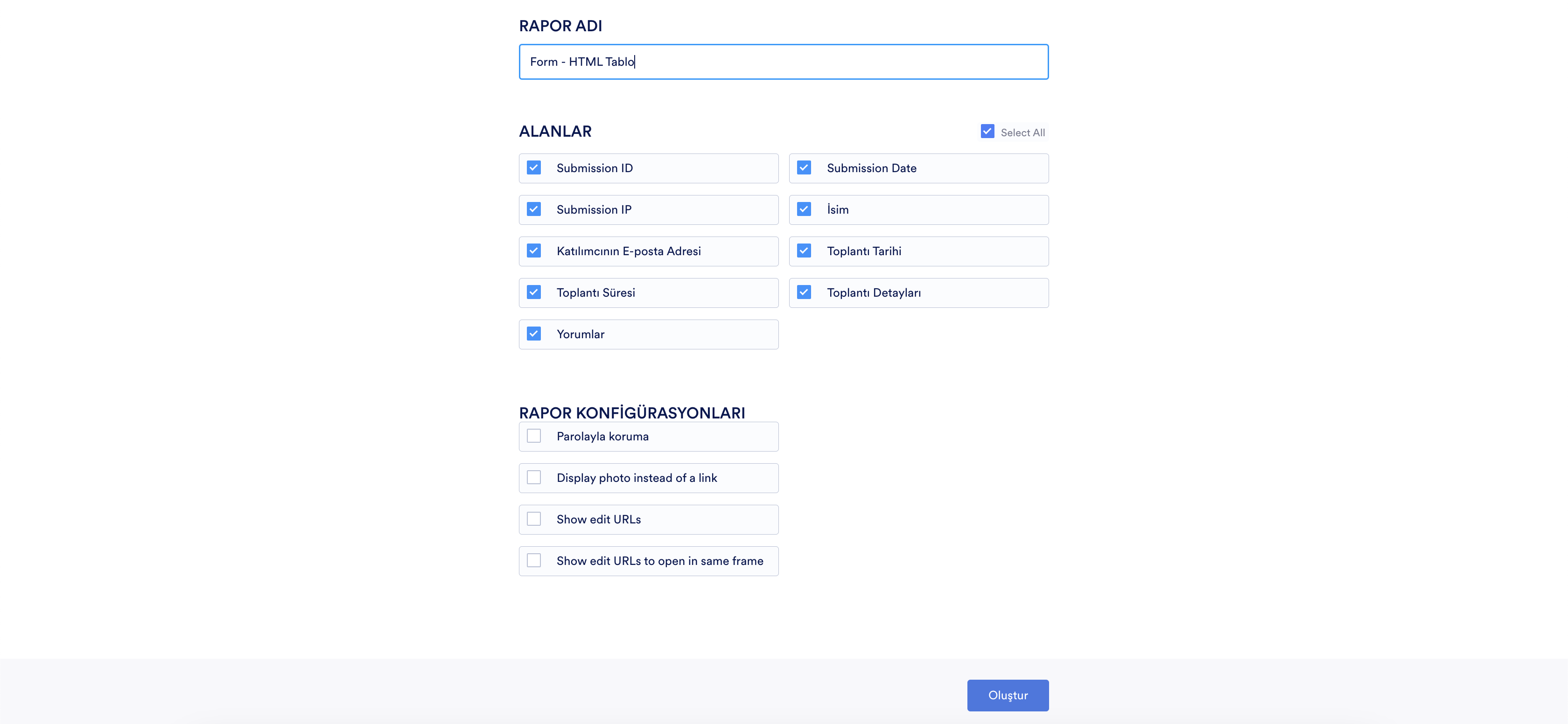 HTML Tablo Raporu Nasıl Oluşturulur? Image-3