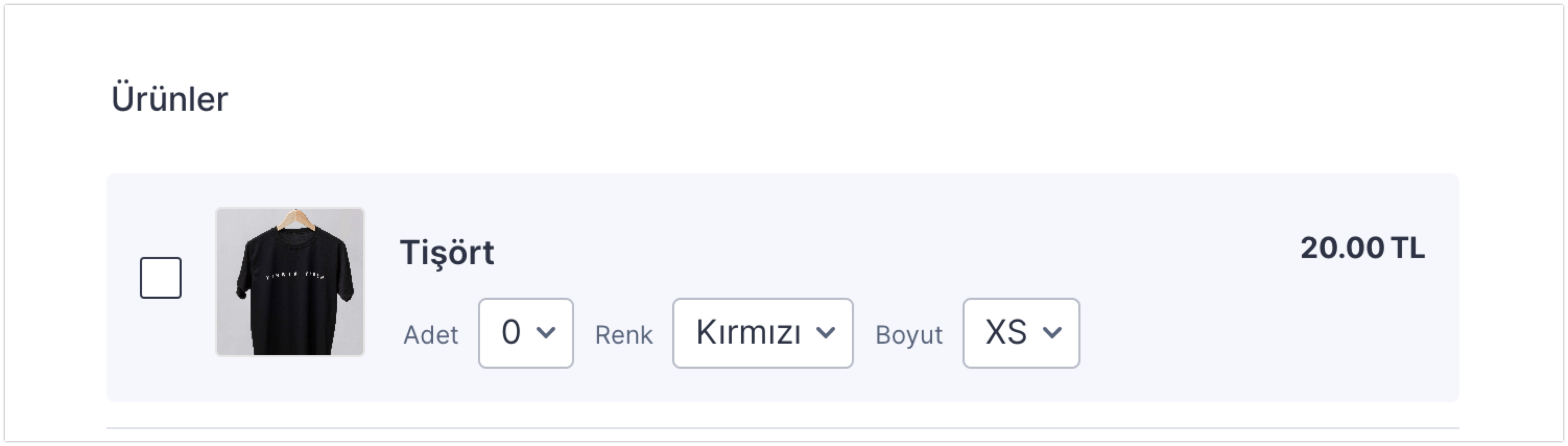 Jotform Ürünler Listesi