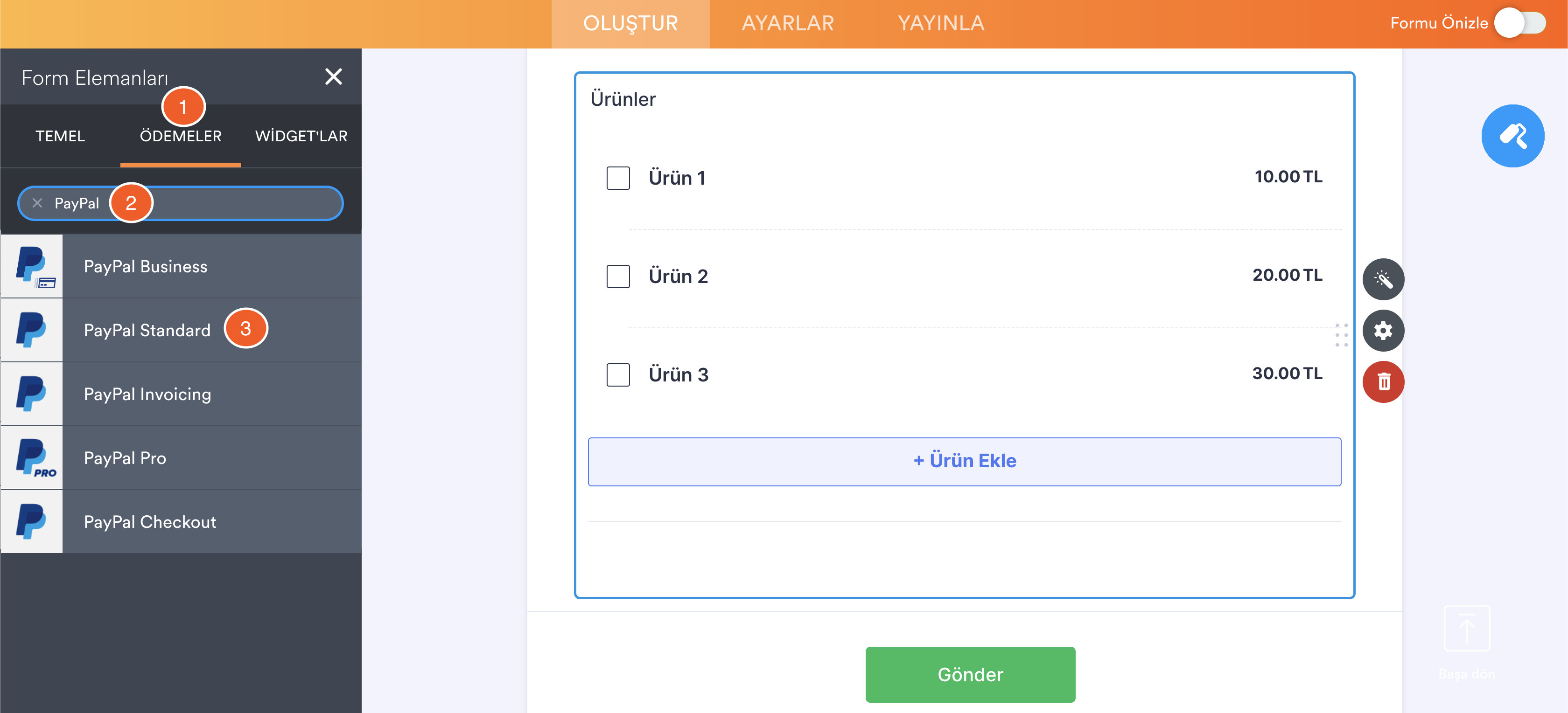 Çoklu Ödeme Formu Oluşturma Image-3
