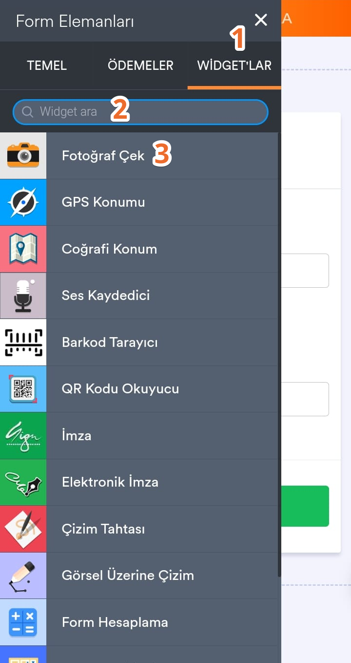 Fotoğraf Çekme ve Jotform Mobil Formlarına Yükleme Image-2