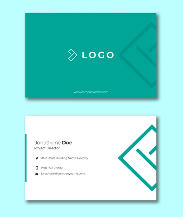 Business Event With Business Card Template