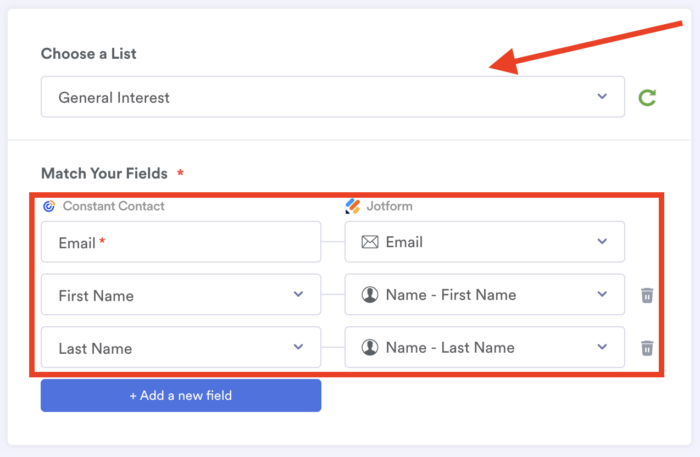 Jotform Now Integrates with Constant Contact Image-1