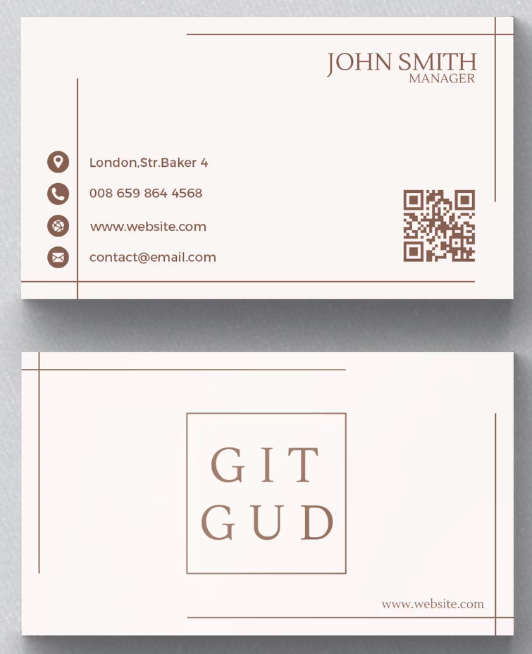 Elegant Minimal Business Card