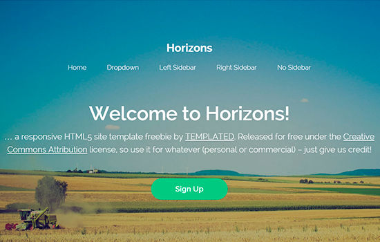 23 Fresh Free Templates in HTML/CSS and PSD: February 2015 Edition Image-13