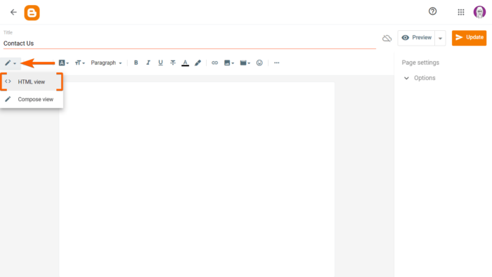 Comment ajouter un formulaire de contact sur Blogger Image-4
