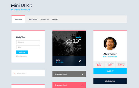 23 Fresh Free Templates in HTML/CSS and PSD: February 2015 Edition Image-15