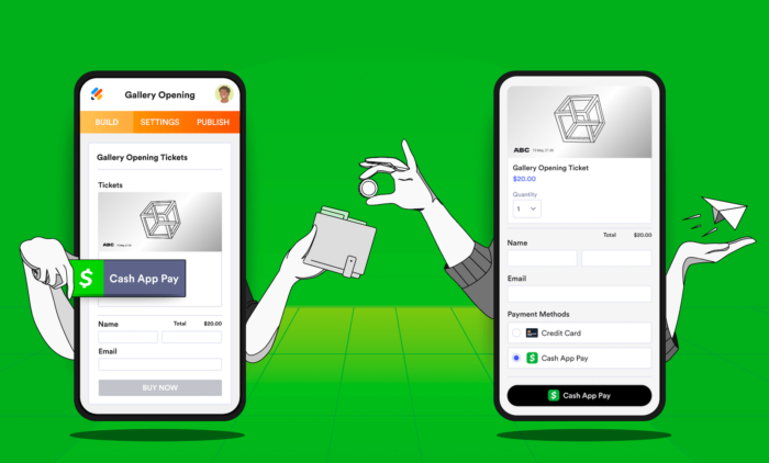 Cash App Jotform Integration Mockup Images