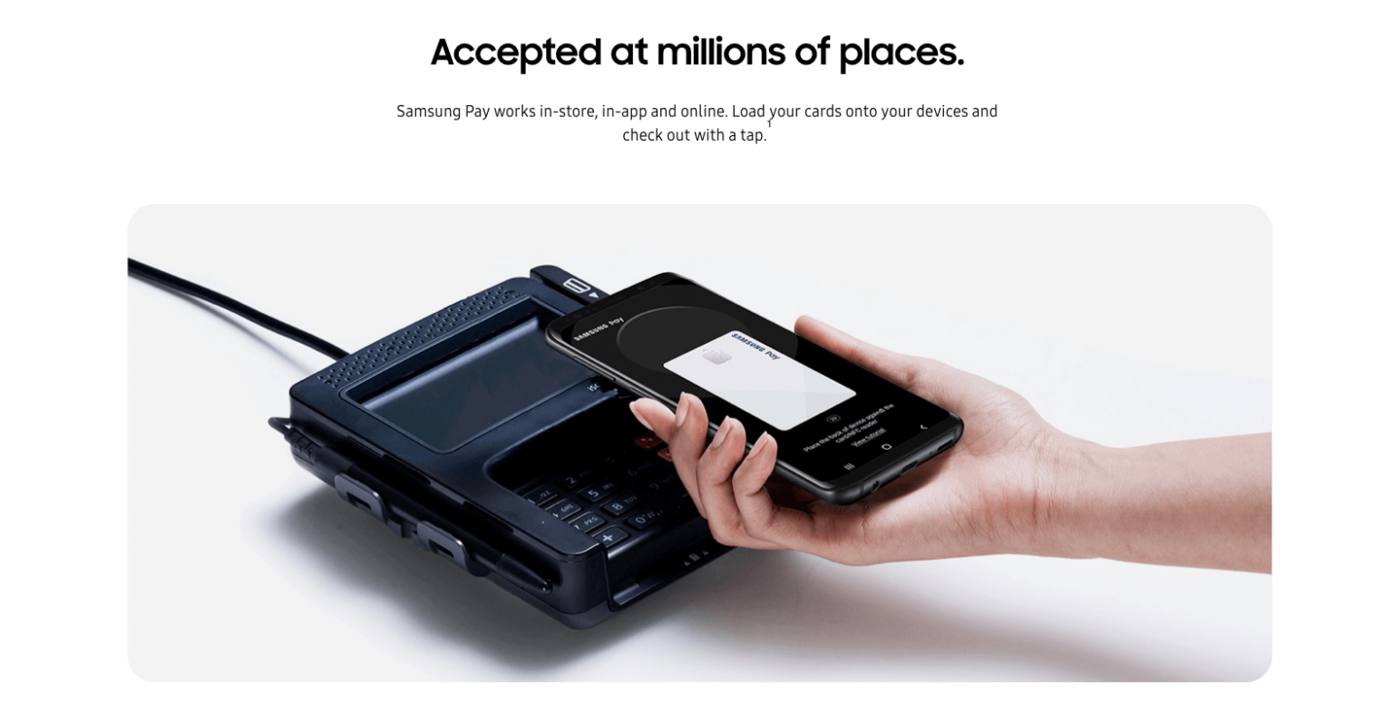 Samsung Pay Mobile NFC Payment Image