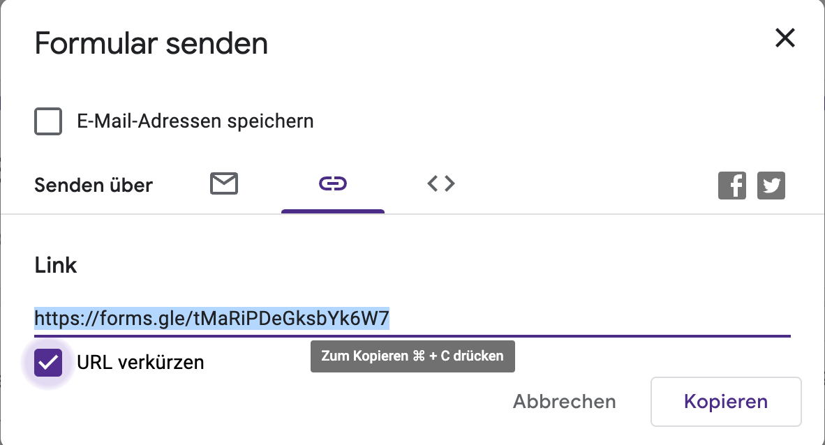 So erstellen Sie einen QR-Code für ein Google-Formular Image-3