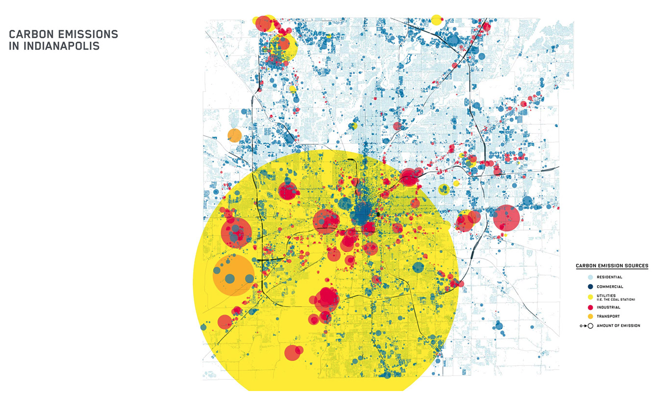 Carbon Emissions in Indianapolis Infographic