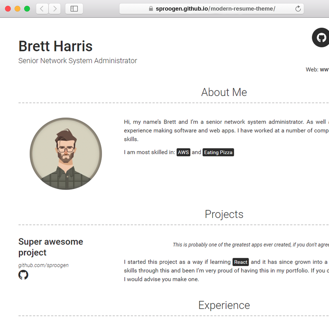 Modern Resume