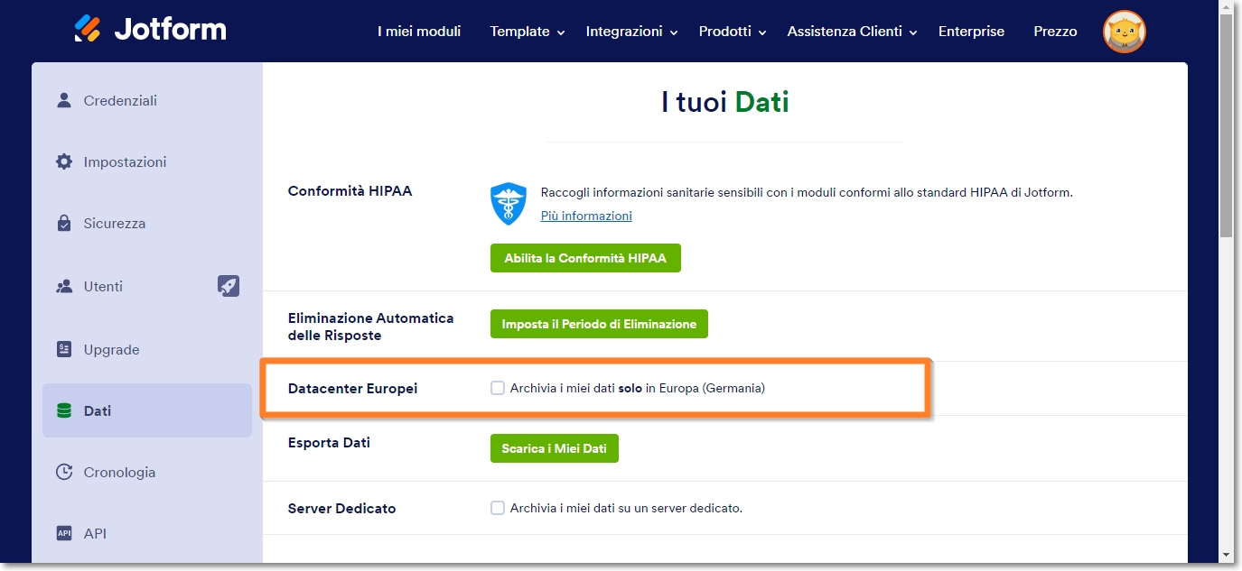 Come Archiviare i Tuoi Dati sui Server Europei (Residenza dei Dati in UE) Image-2