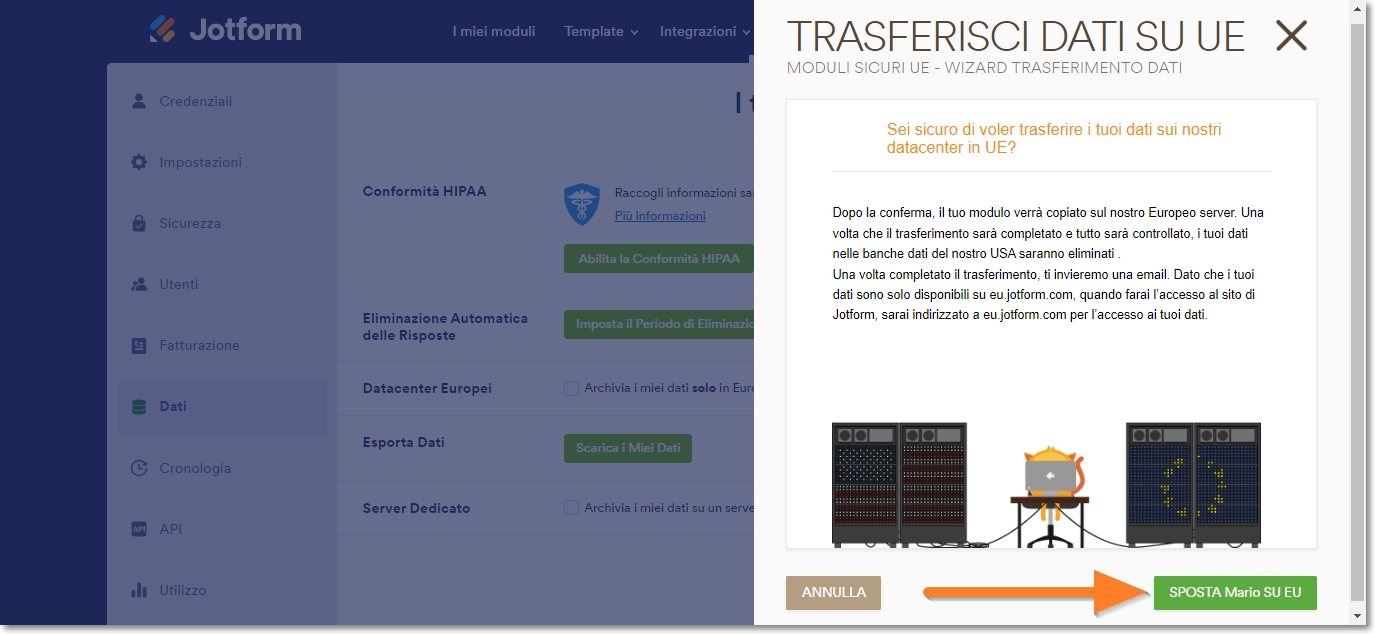 Come Archiviare i Tuoi Dati sui Server Europei (Residenza dei Dati in UE) Image-3