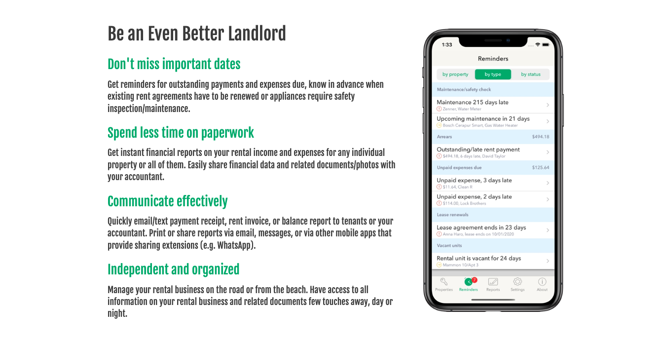 landlordy landing page