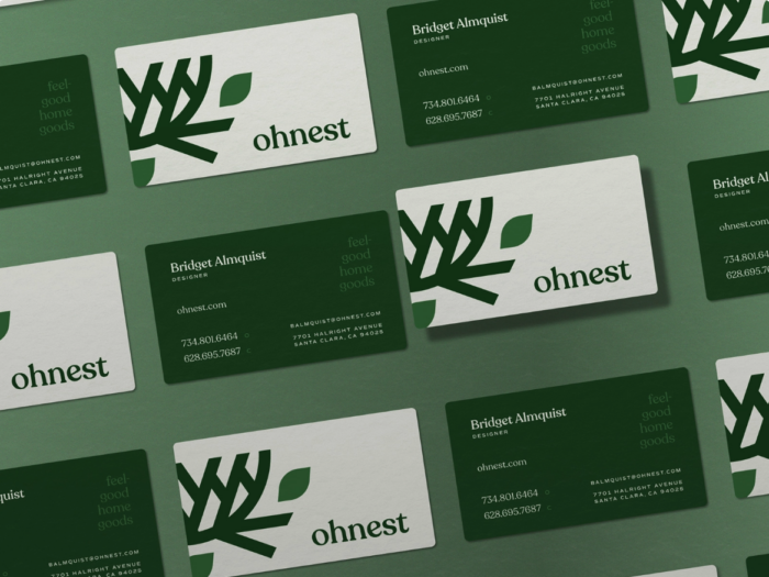 Ohnest Business Card