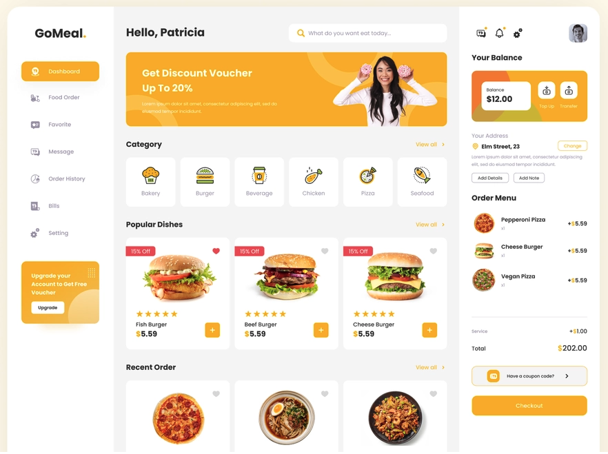 Online Food Ordering Web App