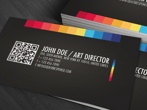 Quick Response Business Card