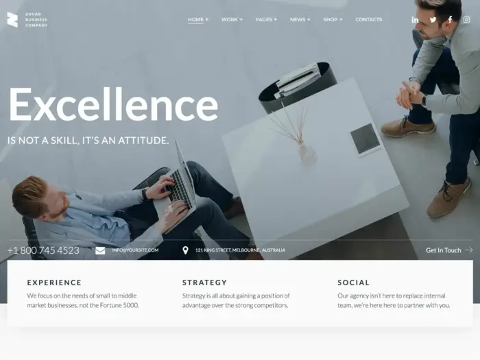 100 Free PSD Website Templates of 2015 Image-14