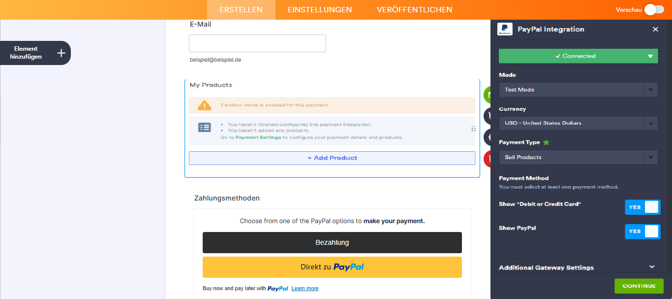 Wie Sie Ihr PayPal Zahlungsformular testen Image-3