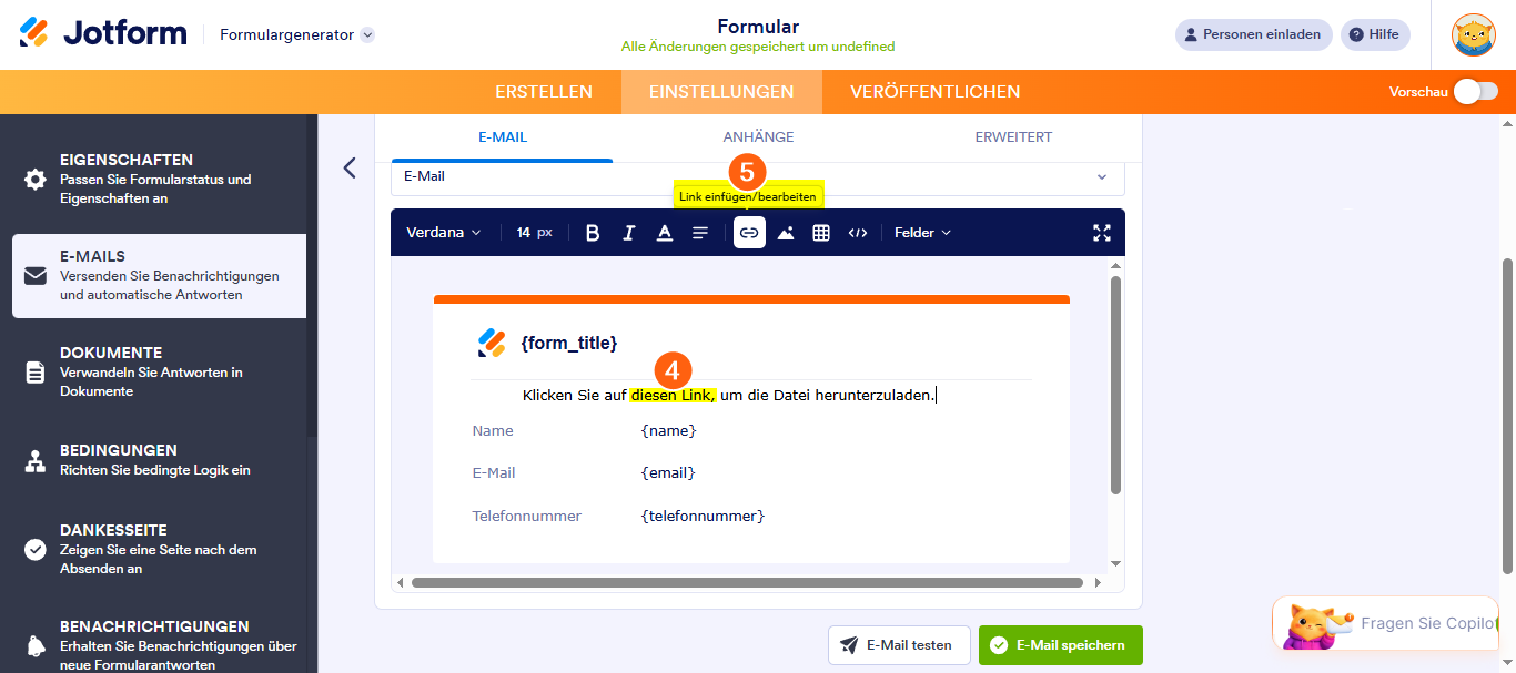 Wie Sie eine herunterladbare Datei zu Ihrem Formular hinzufügen Image-10