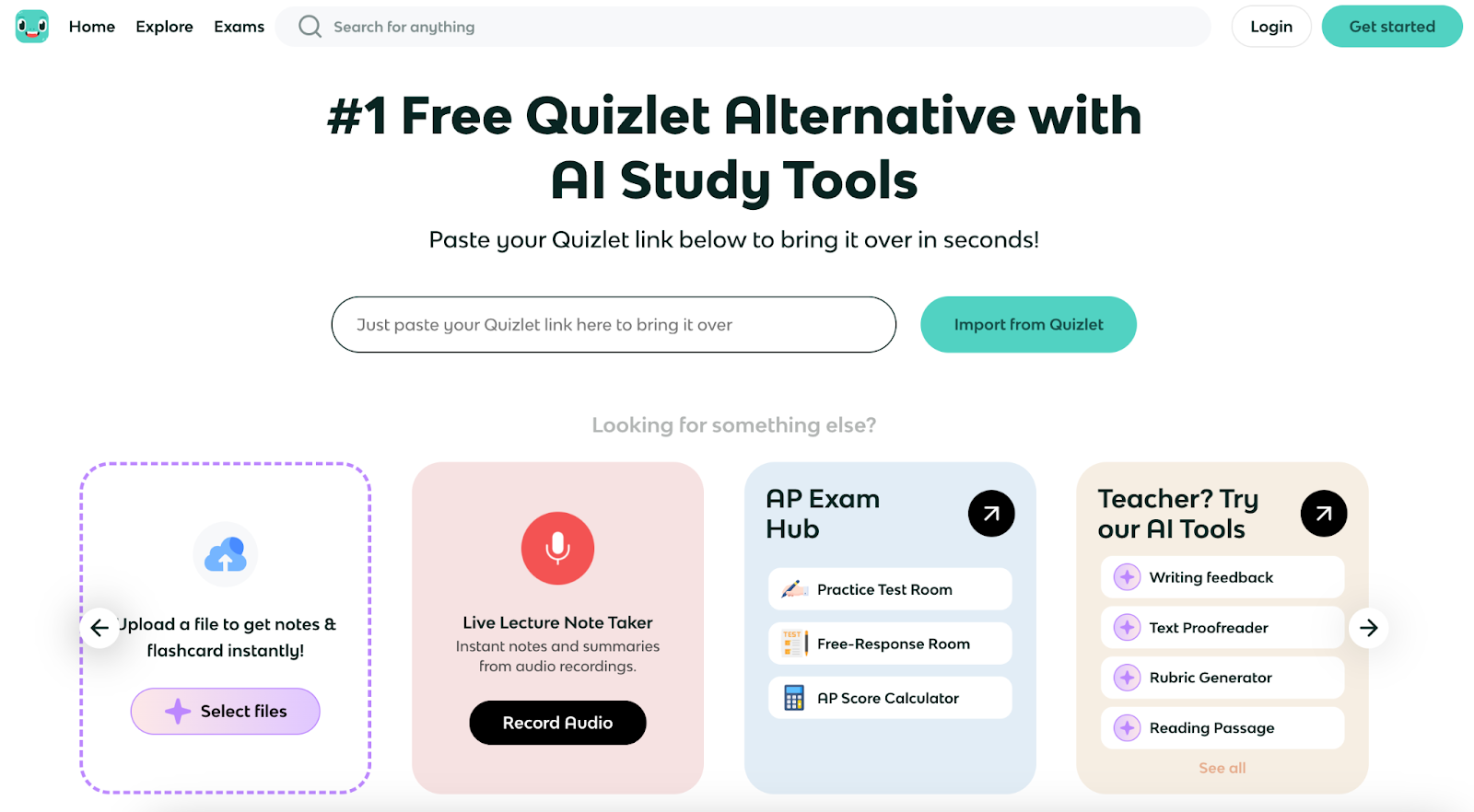 Knowt Landing Page