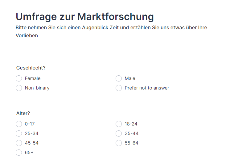 Beispiele für Jotform Umfragen Image-3
