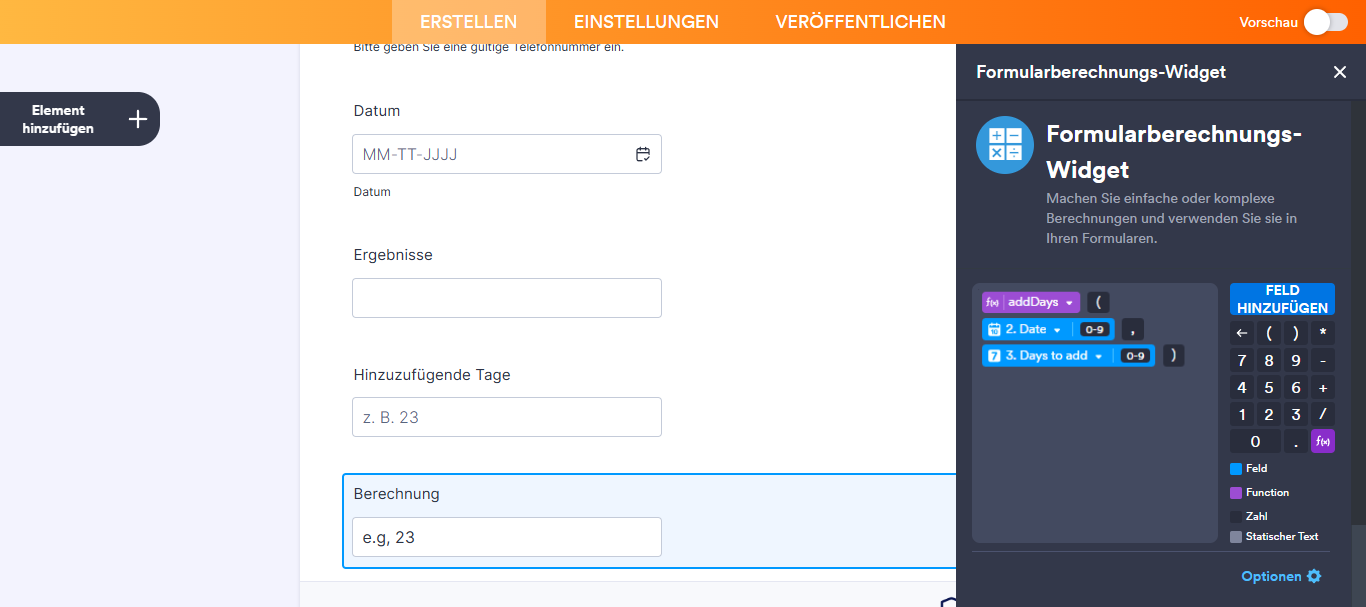 Datums- und Zeitberechnungen durchführen  Image-1