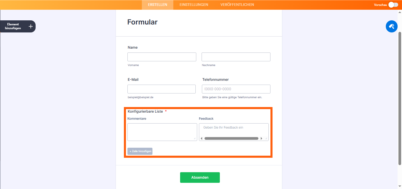 Wie Sie das Widget Konfigurierbare Liste einrichten Image-6
