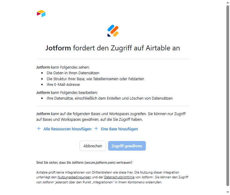 Wie Sie Jotform mit Airtable integrieren Image-3